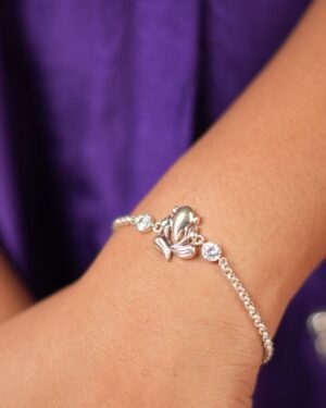 Silver Ganesha Bracelet
